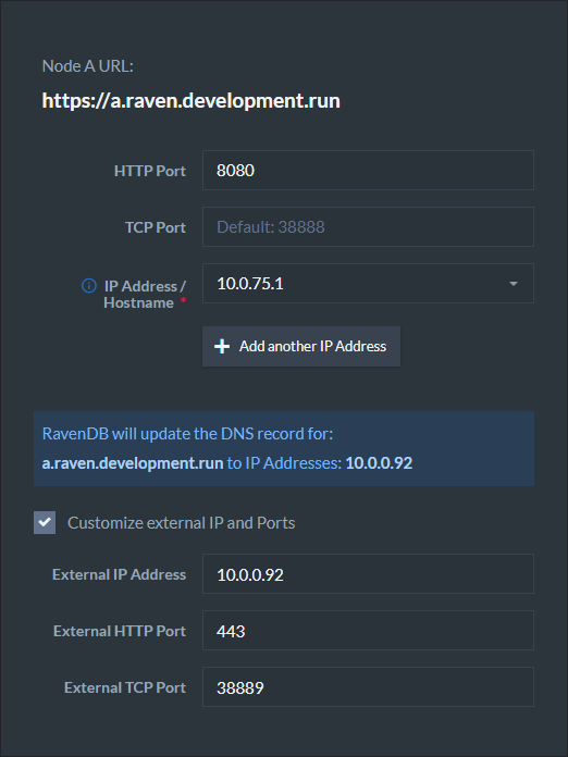 Configure Docker Node