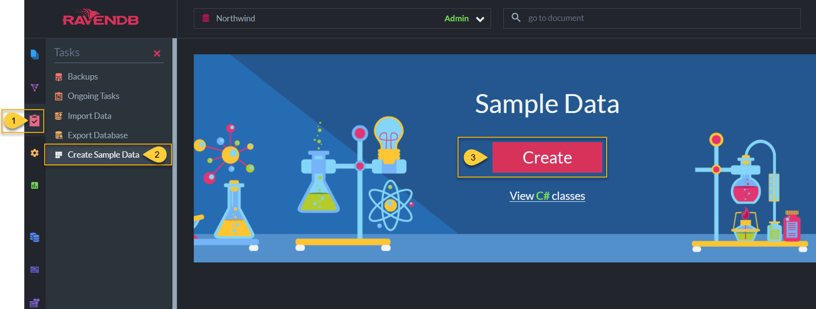 Figure 1. Create Sample Data