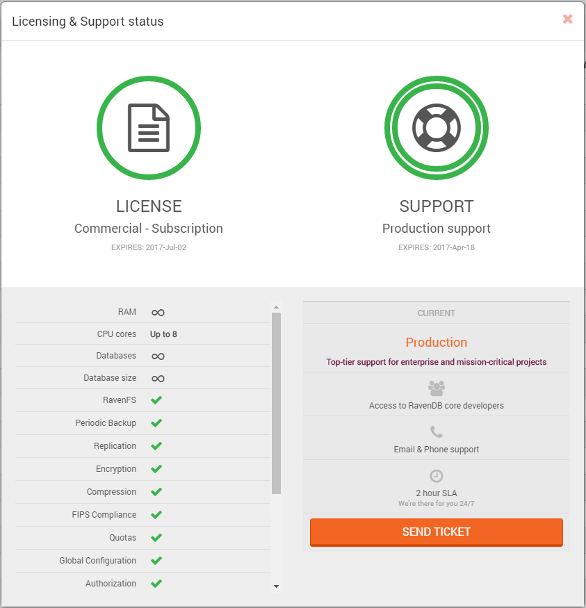 Figure 8. Studio. Valid License Information.