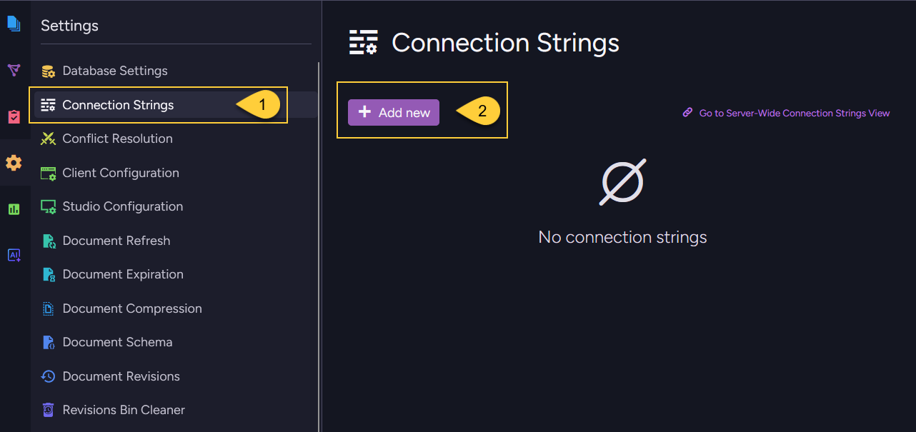 Add connection string 1