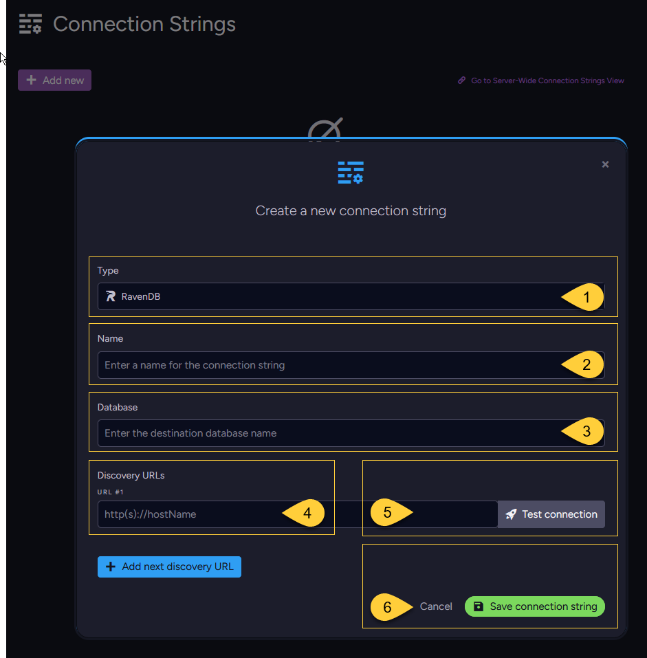 Add connection string 3