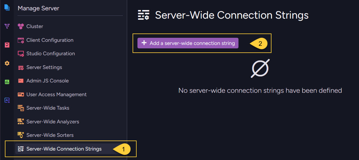 Add connection string 1