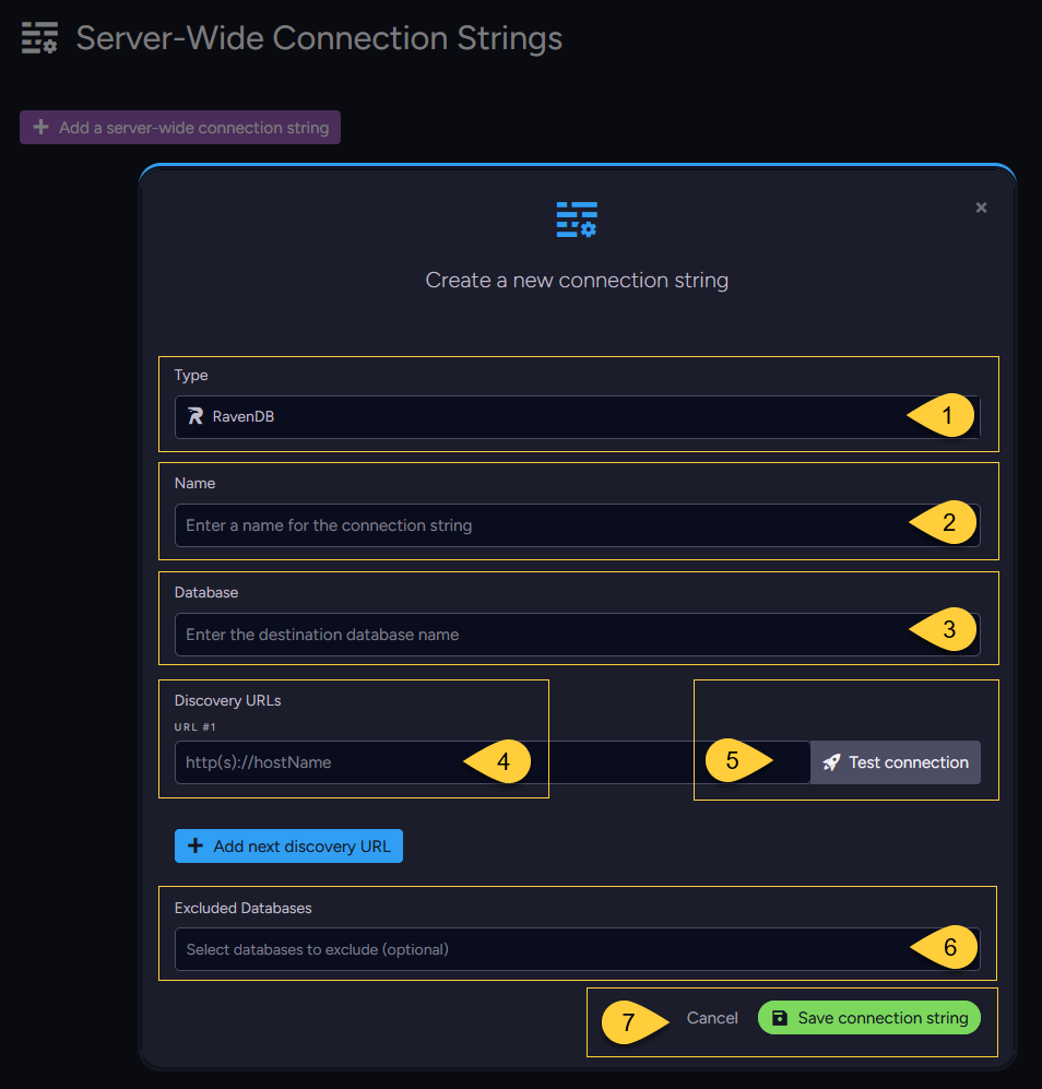 Add connection string 3