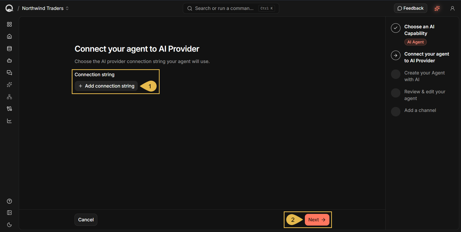 Connect your agent to AI Provider