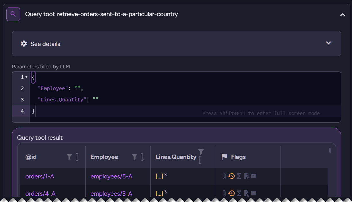 Query tool
