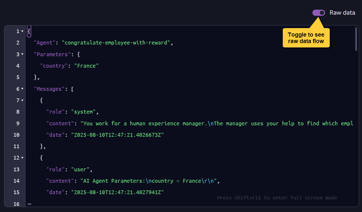 Raw data