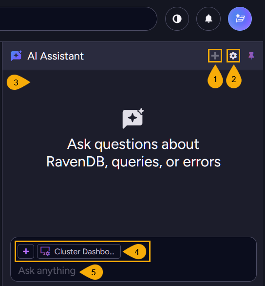 AI assistant tab