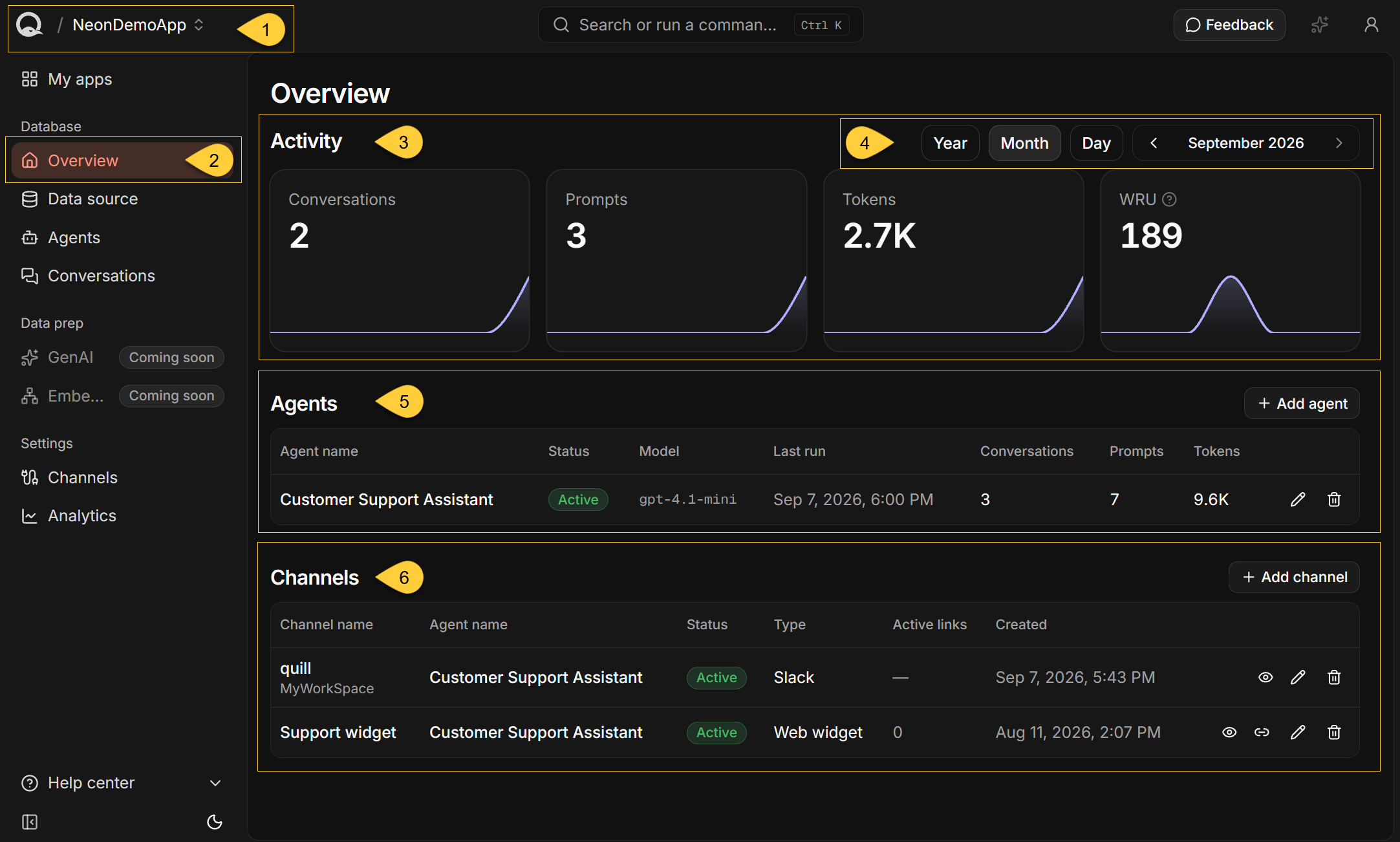 App overview