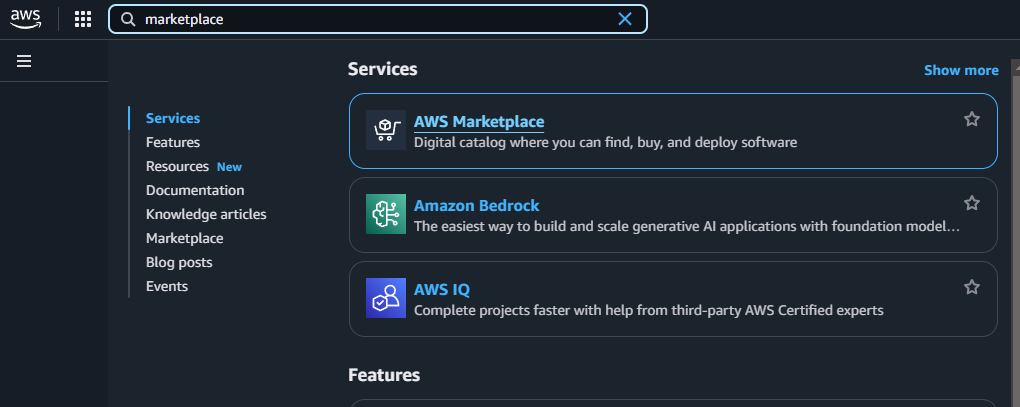 &quot;Figure 7 - AWS Marketplace page