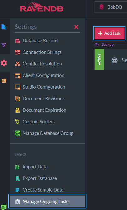 &quot;Create Task&quot;