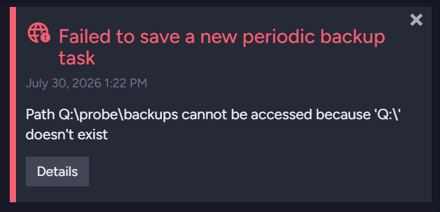 A Studio error