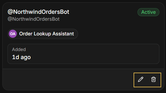 Edit/delete on a channel's box