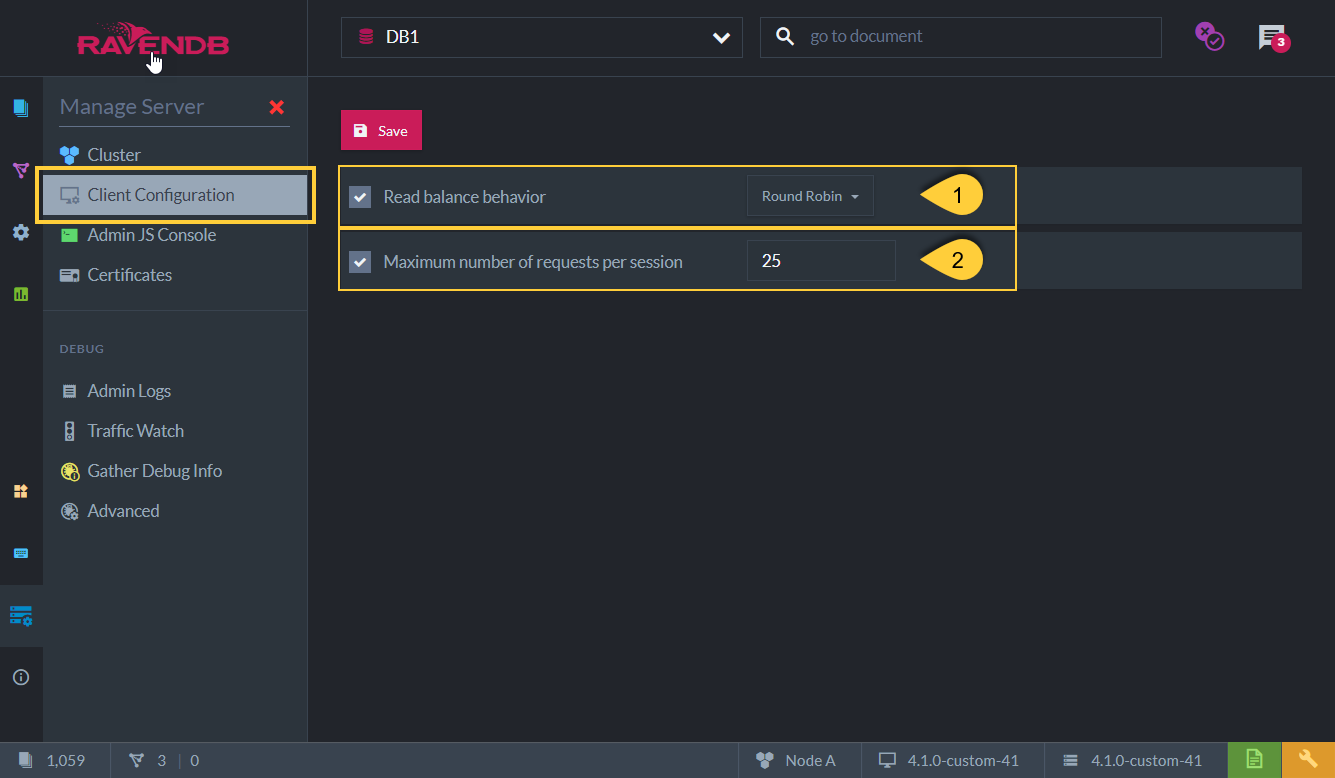 Figure 1. Client Requests Configuration