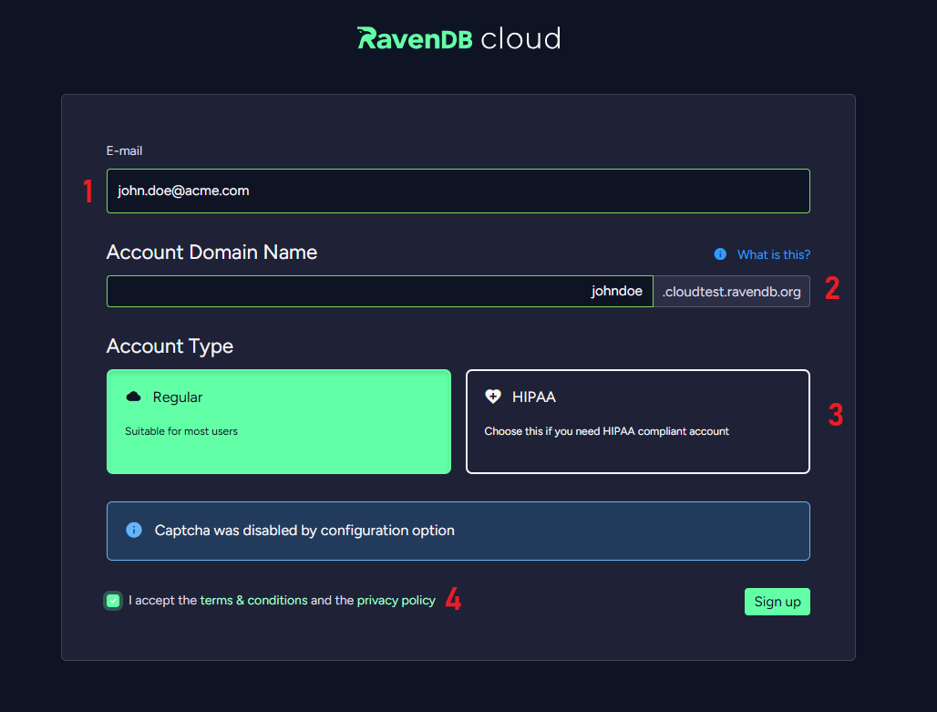 &quot;Figure 5 - RavenDB Cloud AWS Marketplace Landing Page&quot;