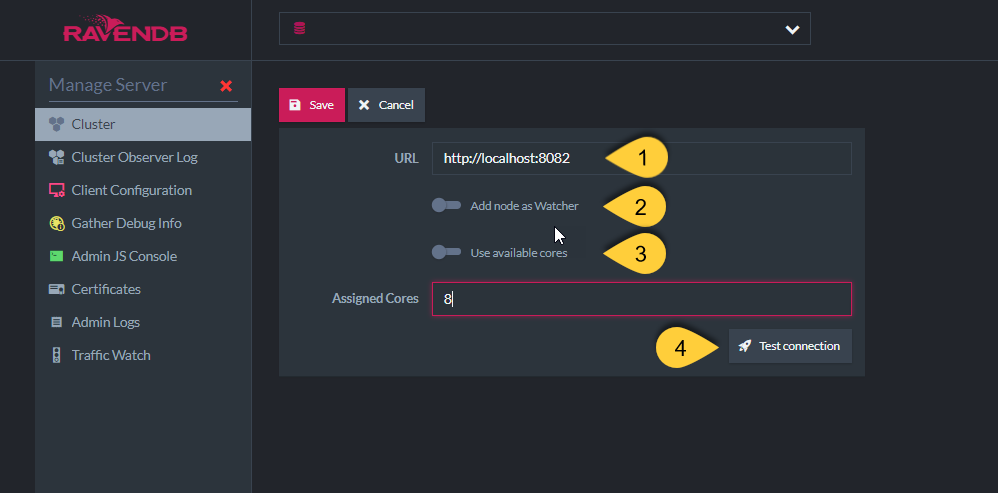 Figure 2. Adding a new node
