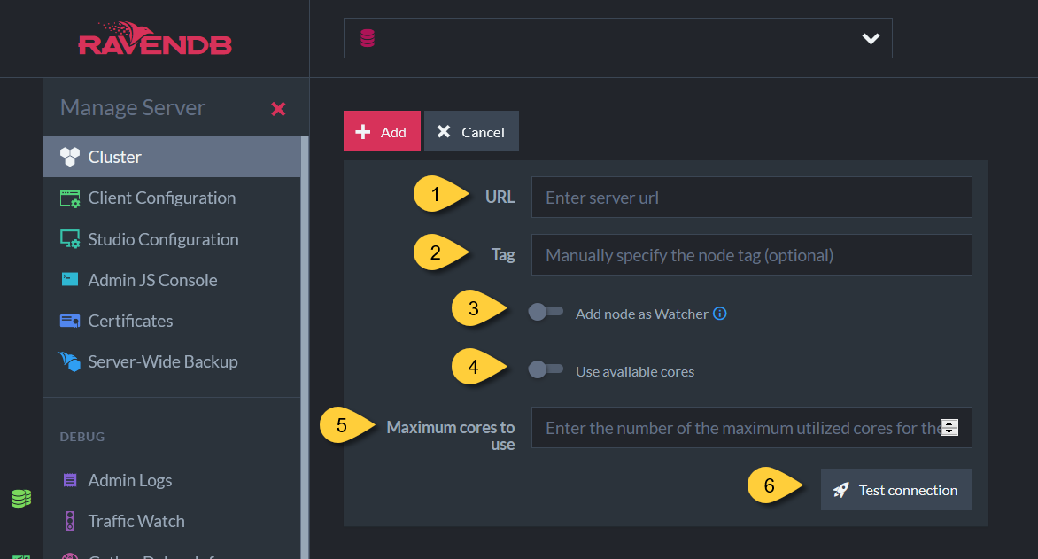 Figure 2. Adding a new node