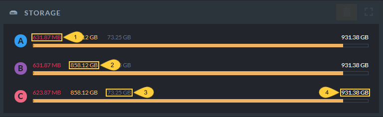 Storage Widget