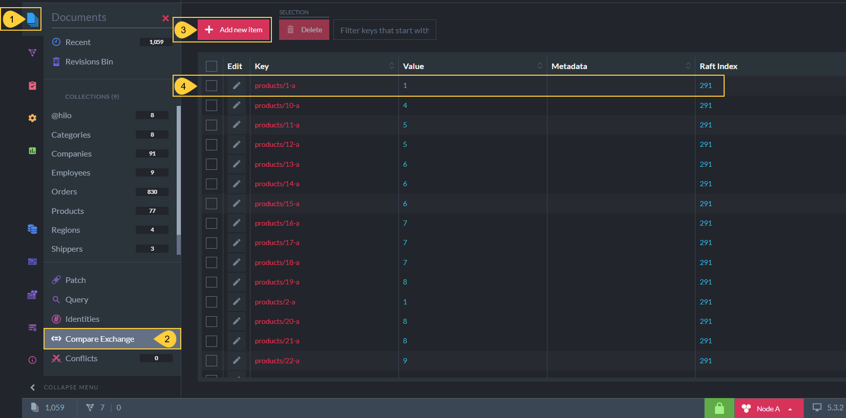 Compare Exchange View