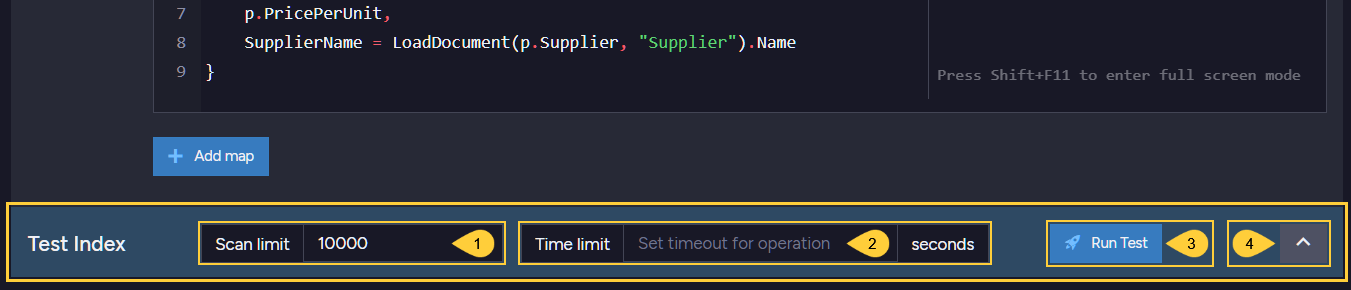 Folded: Test Index Bar