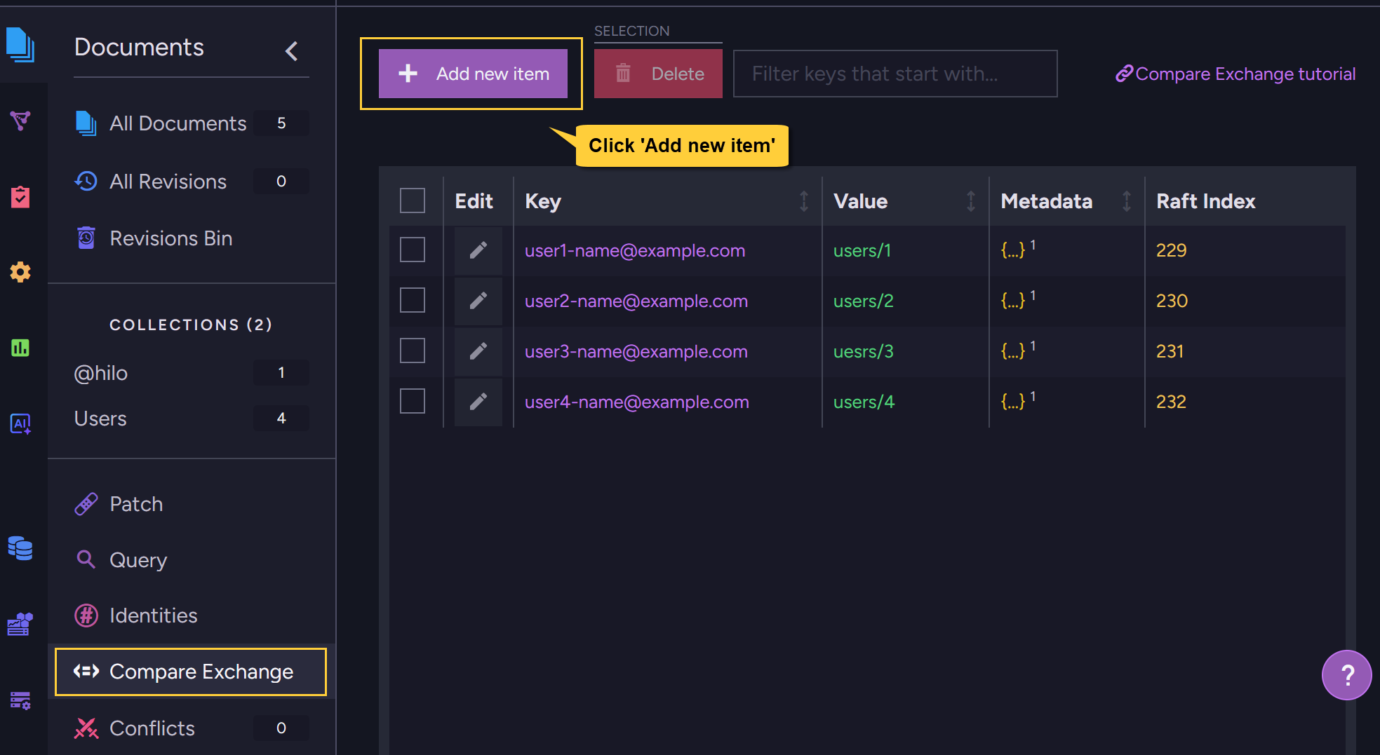 The compare-exchange view