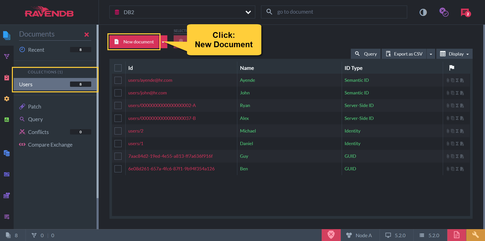 Figure 1. Create New Document