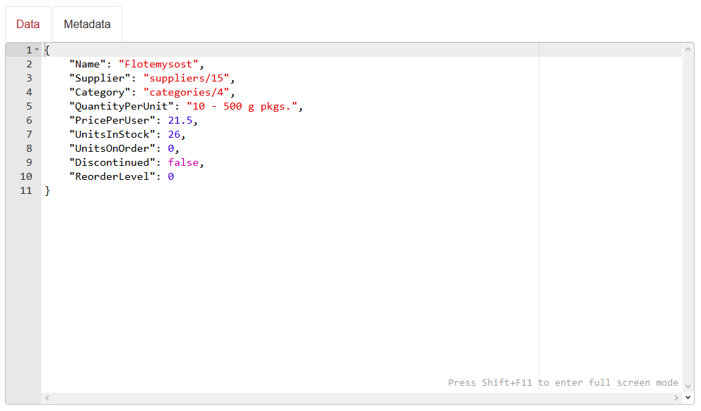 Figure 3. Studio. Document Edit View. Data tab.