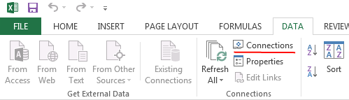 Excel connections