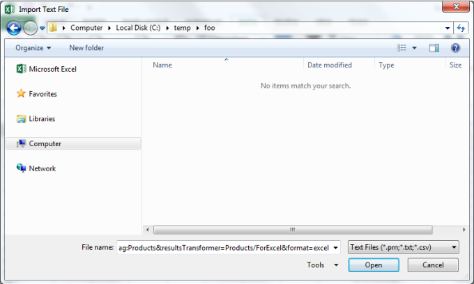 Open File Dialog