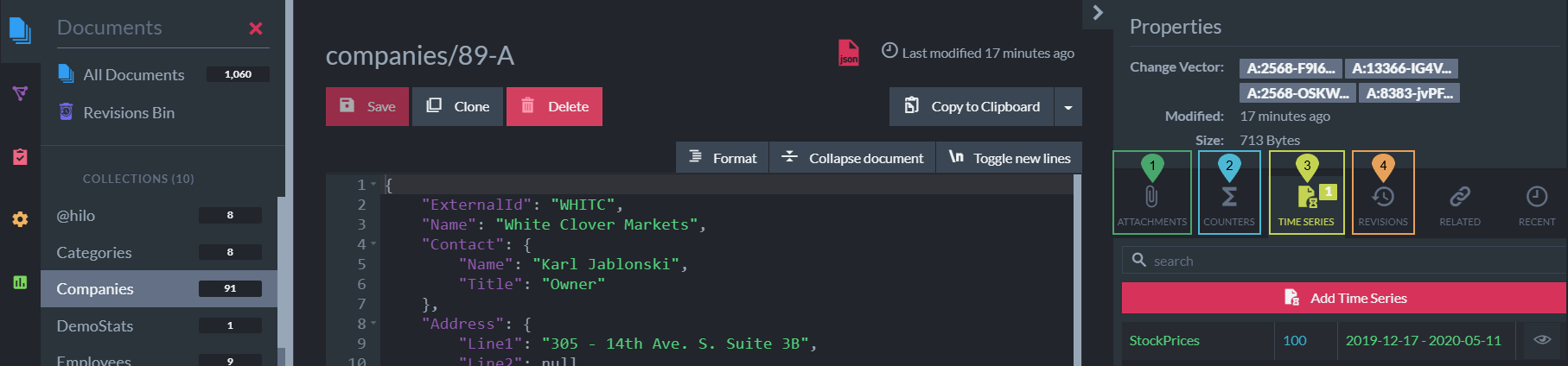 Managing Document Extensions in Studio