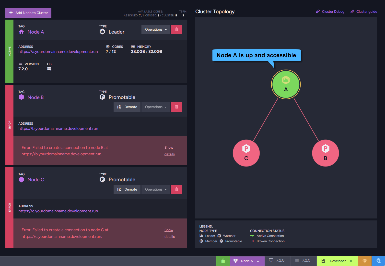 Handle certificate in browser