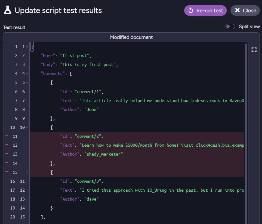 Playground: Provide update script