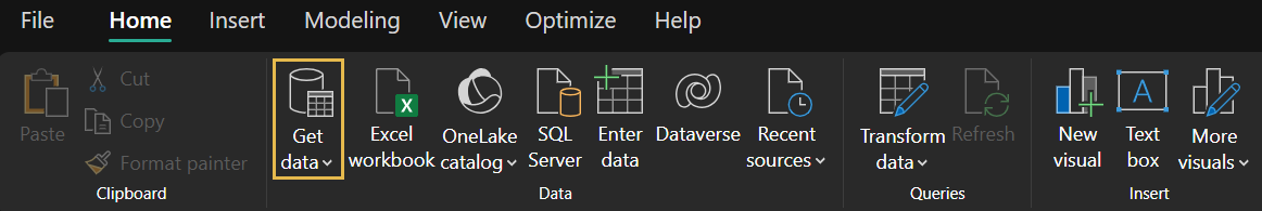 "Get Data"