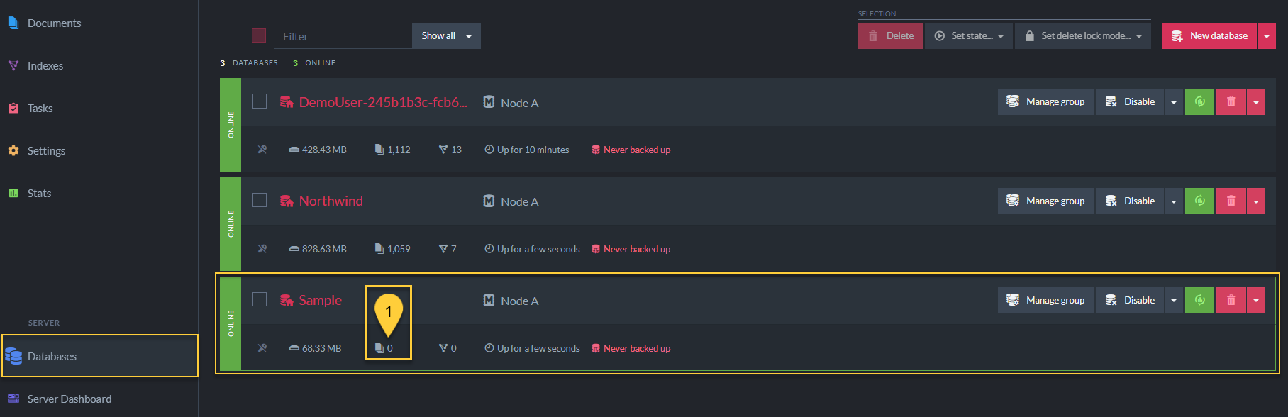 Databases List