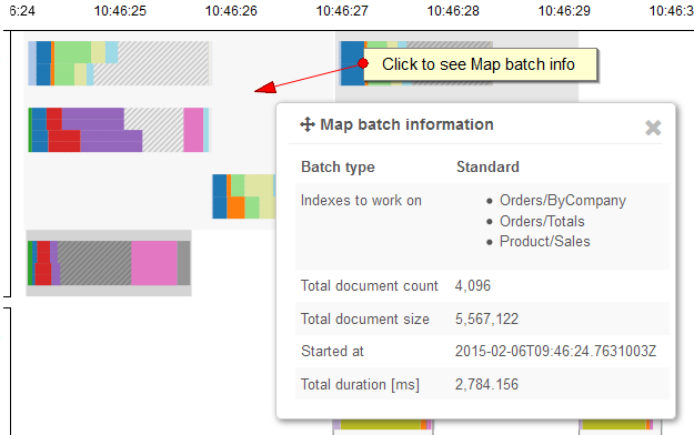 Figure 2. Studio. Status. Map batch info.