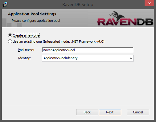 Figure 5: Application Pool