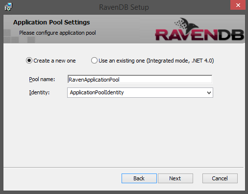 Figure 5: Application Pool