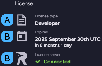 License Info