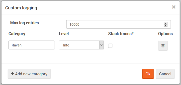 Figure 1. Manage Your Server. Admin Logs. Configure Connection.