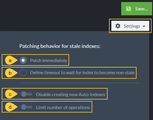 Patch Settings