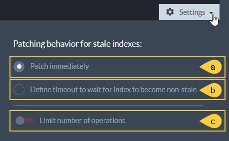 Patch Settings