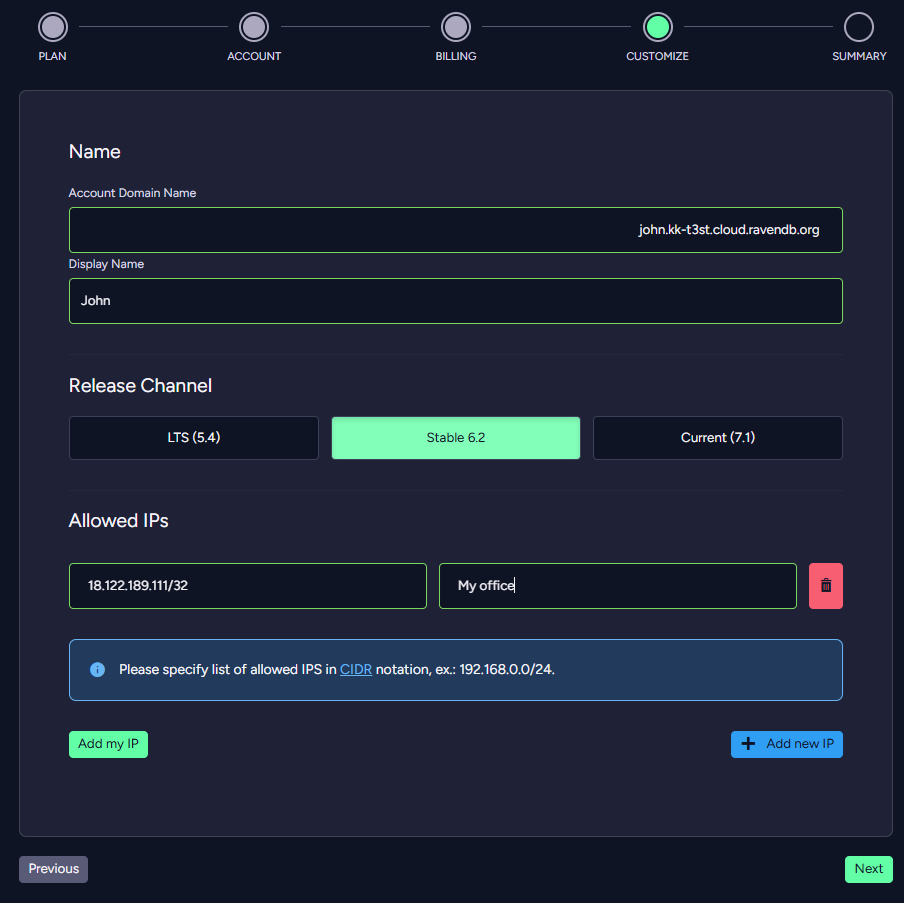 "Figure 5 - New Product: Customize"