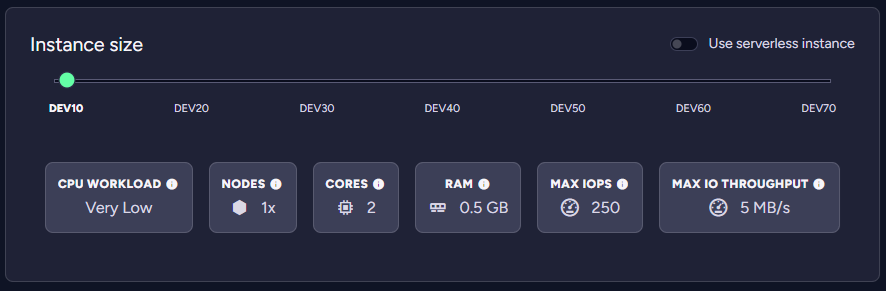 Development Tier DEV10