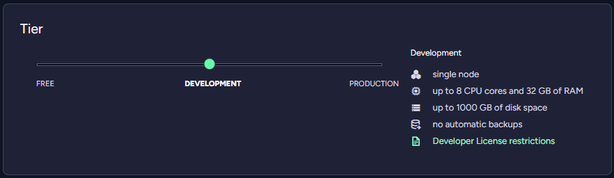 Tiers and Instances: Development