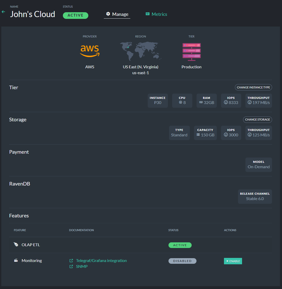 &quot;Figure 12 - Manage Product tab&quot;