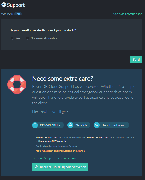 &quot;Figure 4 - Request to enable the Cloud Support option&quot;