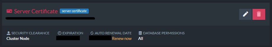 Figure 1. Renew Server Certificate