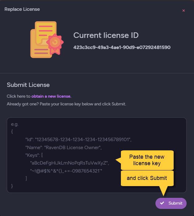 Paste and Submit