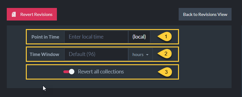 Revert Revisions