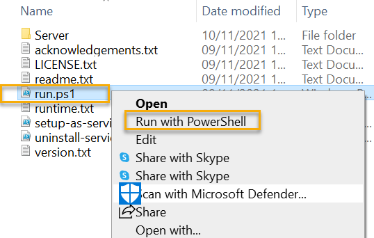 Running the Setup Wizard