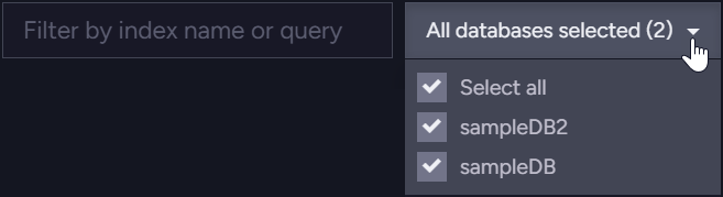 The database filter